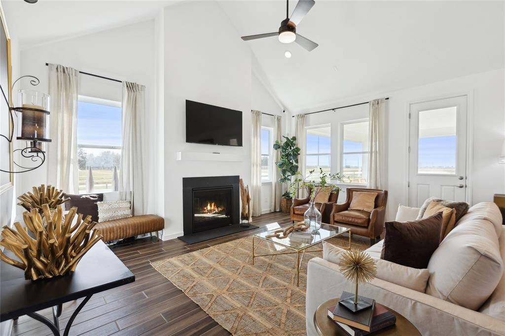 Impressive great room with fireplace (*Photo not of actual home and used for illustration purposes only.)