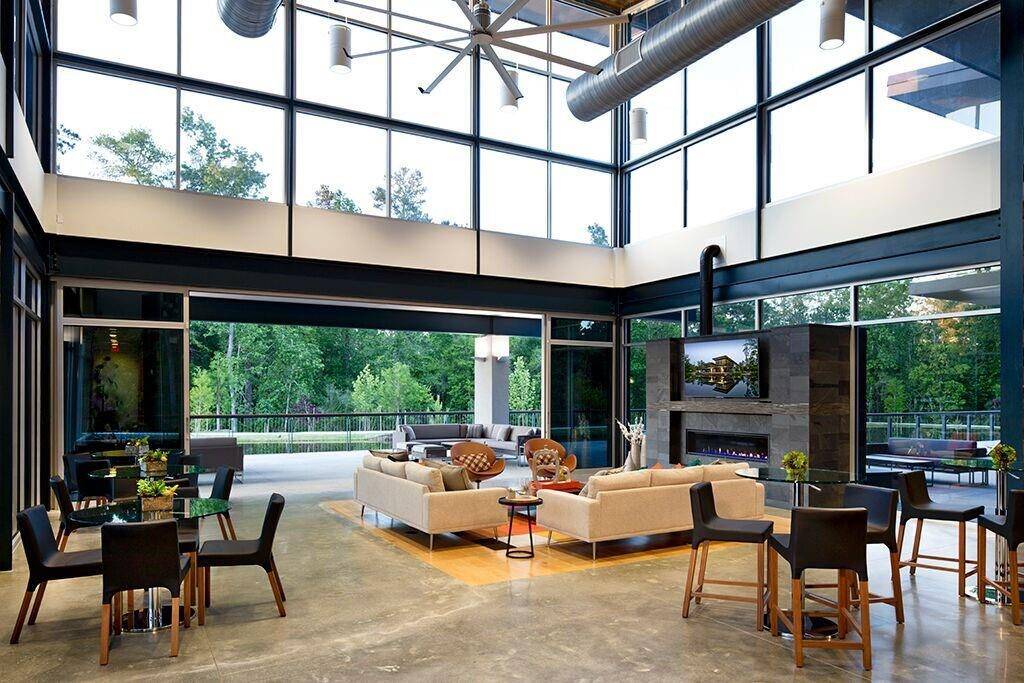 This High-End Master Planned community has it all! This gorgeous party room is the perfect spot to host your next event.
