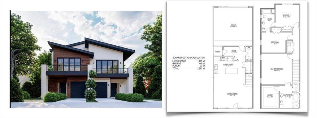 This development consists of 2 Town-Homes. Each unit features 3 beds, 2.5 baths, private 2 car garage, private entry and fully landscaped front and back lawns.