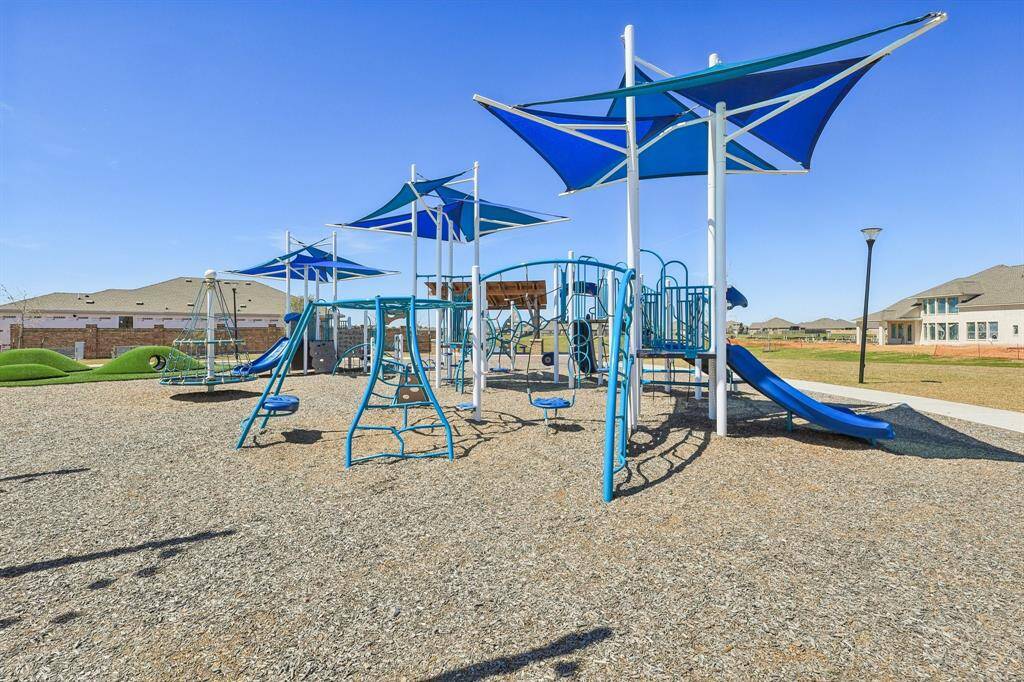 One of several playgrounds in the community