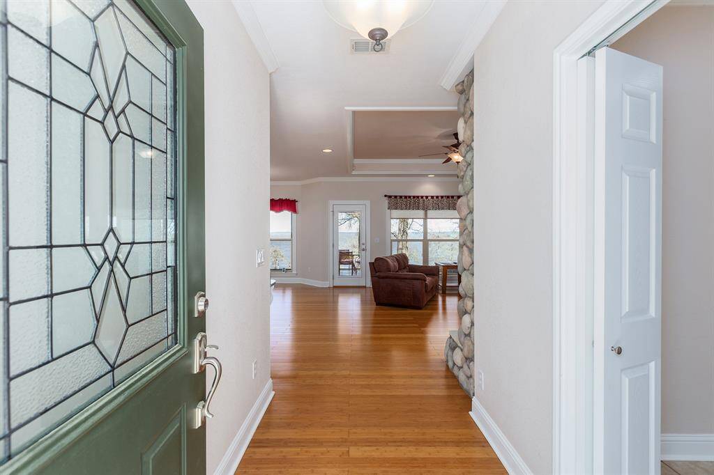 Warm and inviting entry