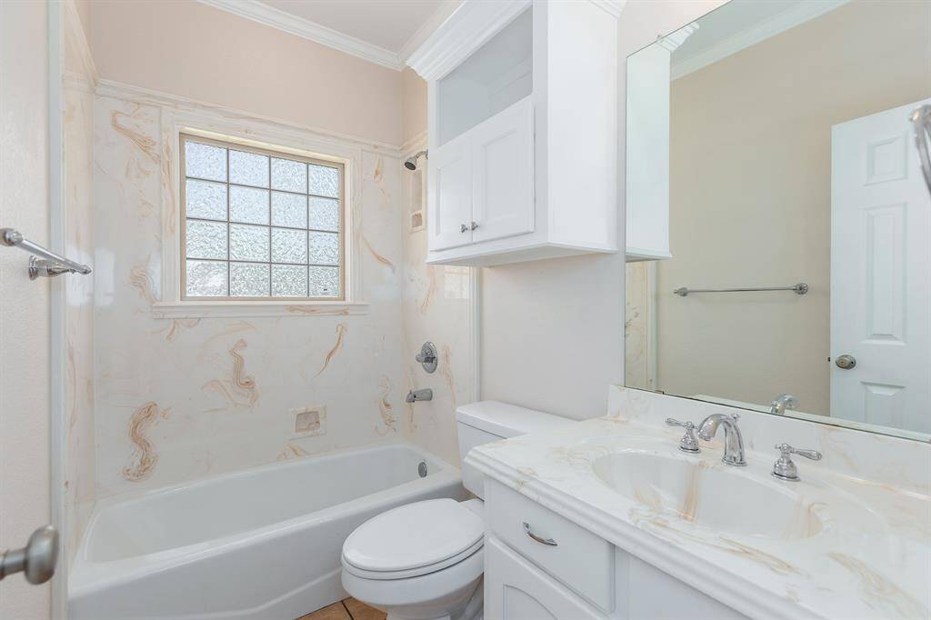 Secondary bathroom