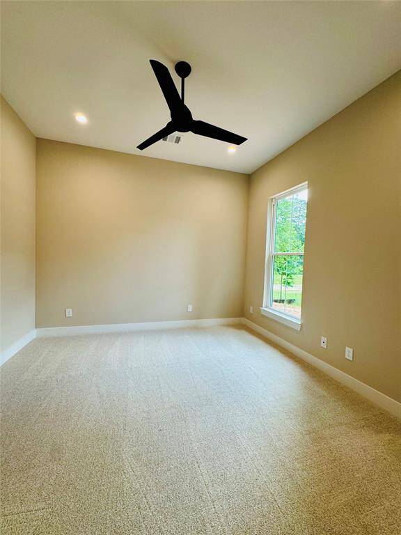 Secondary bedrooms all have fans