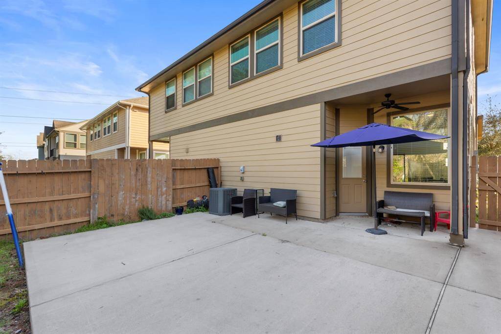 Some of the improvements include an extended back patio!