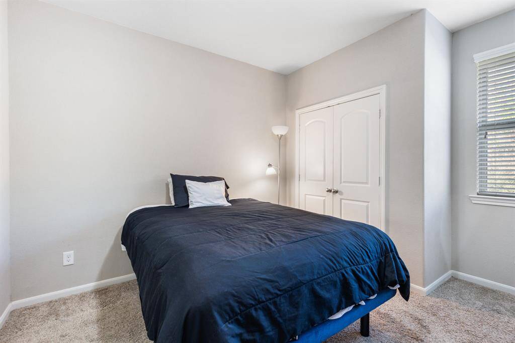 Spacious secondary bedroom.