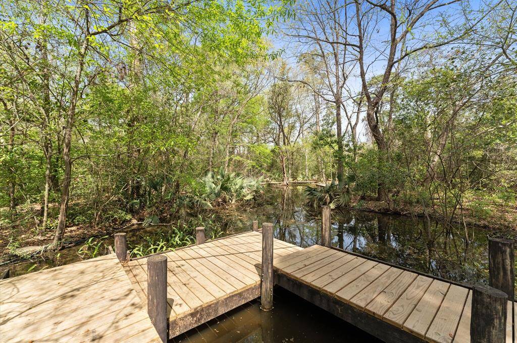 Along one of the trails, you'll find a dock. Step out onto it and enjoy the wildlife all around you. Welcome home!