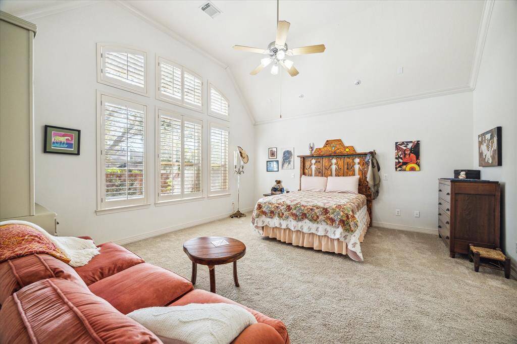 Primary Bedroom with natural lighting