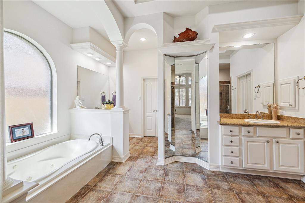 Primary Bath, plenty of natural lighting