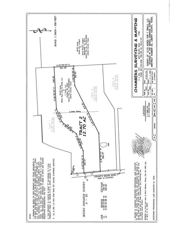 Survey of Tract 2