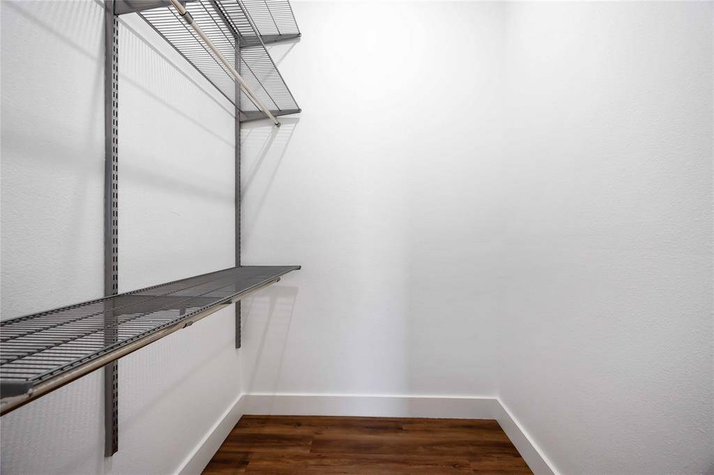 Walk-in closets boast Elfa shelving!