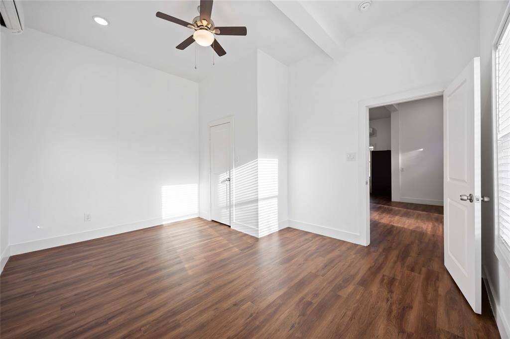 The back bedroom might make a fantastic guest room or home office.