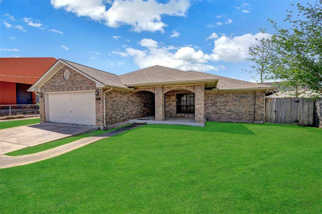 all brick home with new roof