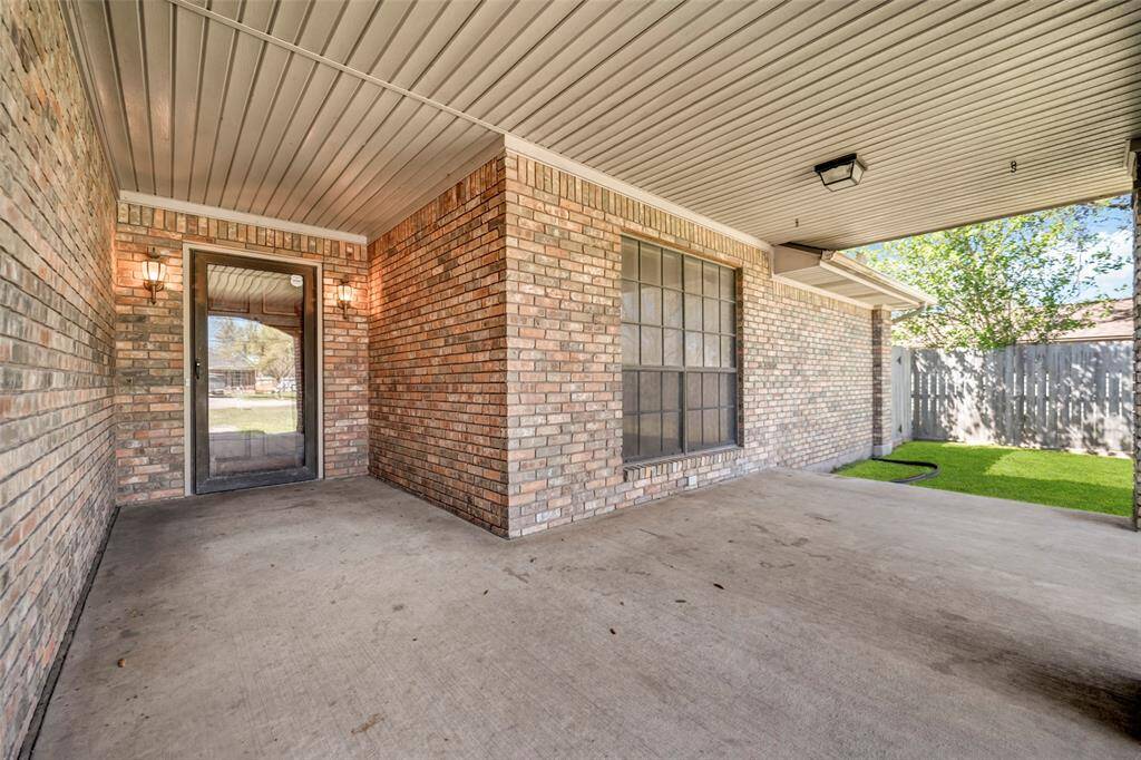 large front porch area