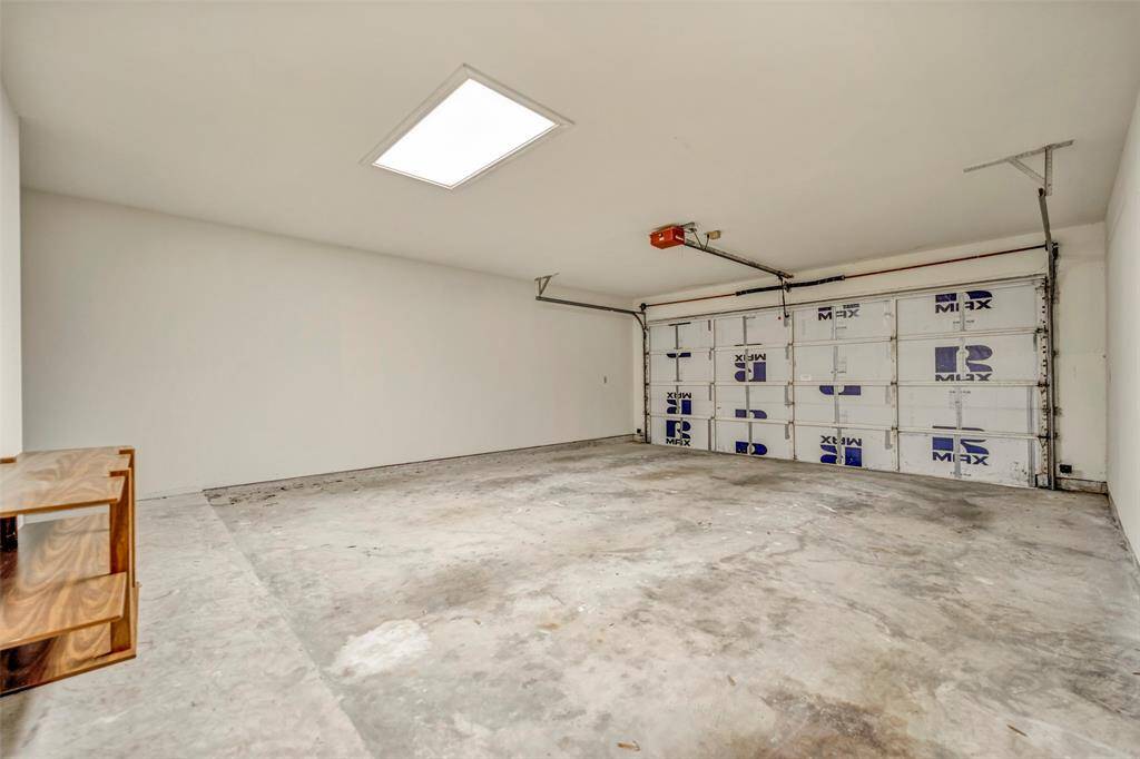 attached 2 car garage
