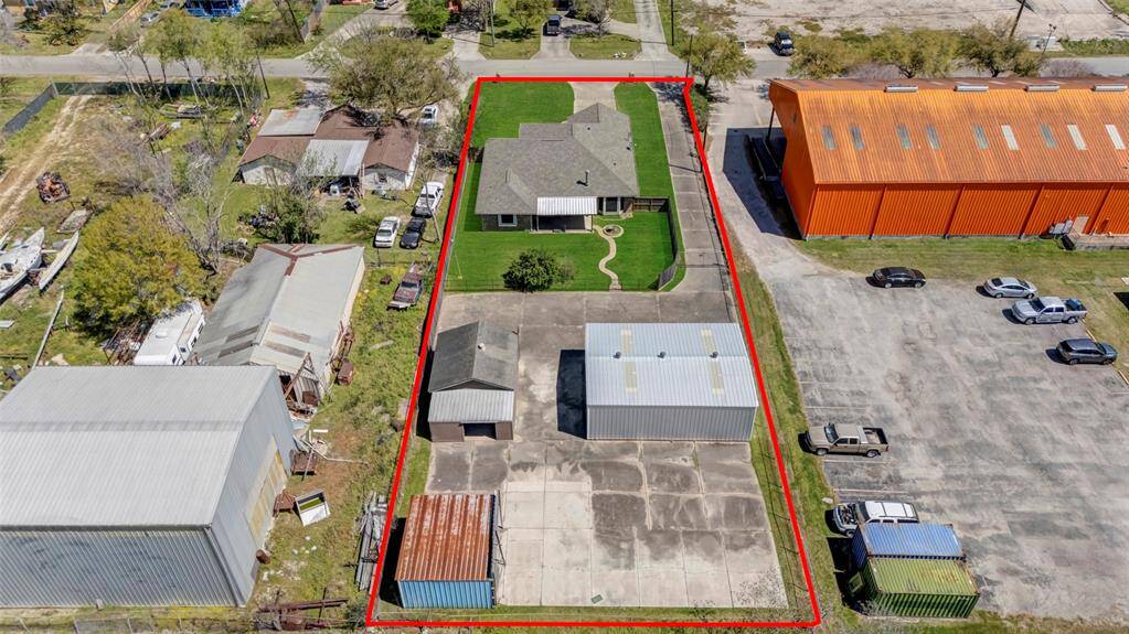outline of the property