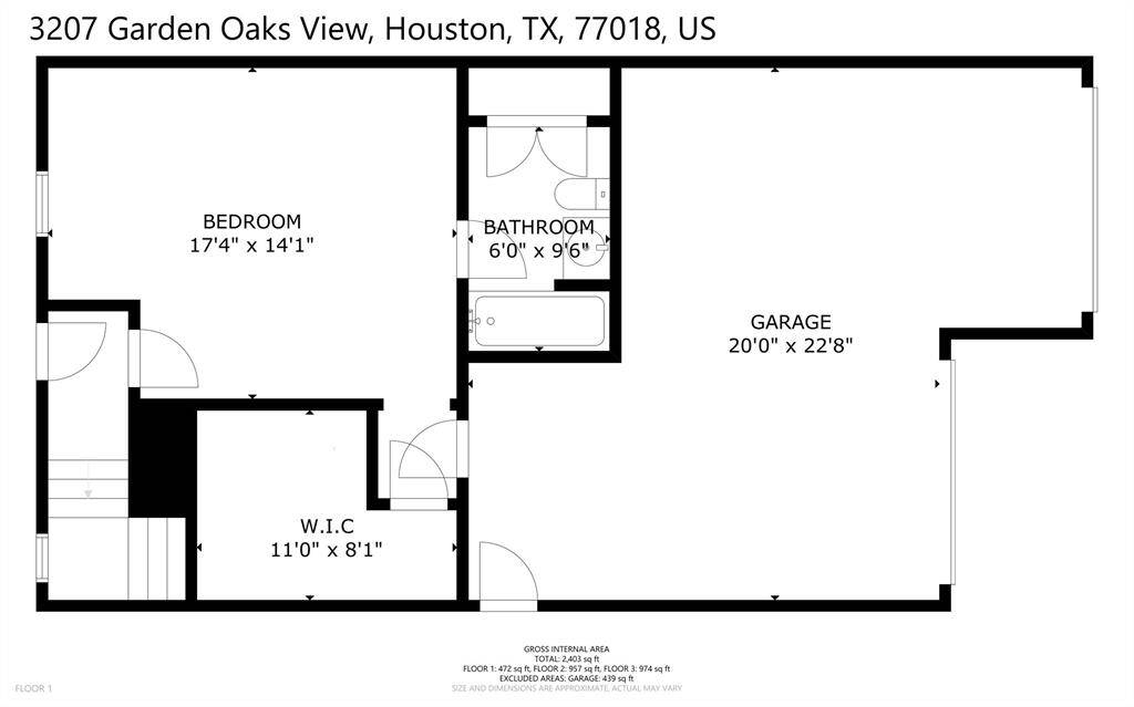 Floor plan - 1st floor