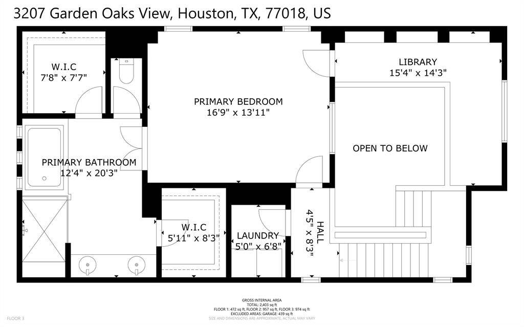 Floor plan - 3rd floor
