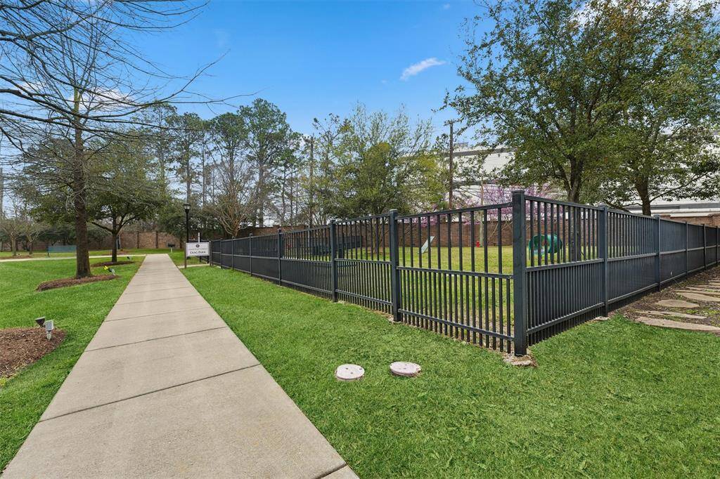 Well maintained dog park