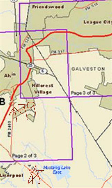 Hwy 99 is the red line