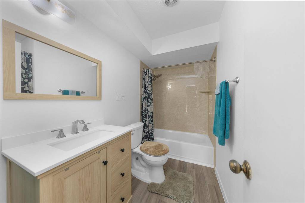 Updated Bathroom next to Bedrooms