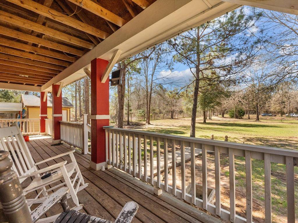 Sit and watch all the wild life from your front porch
