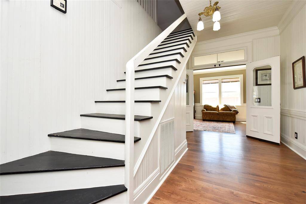 Beautiful staircase in the Guest House.
