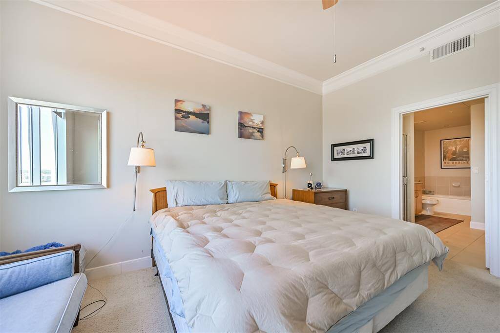 Primary Bedroom has private access to Bathroom.