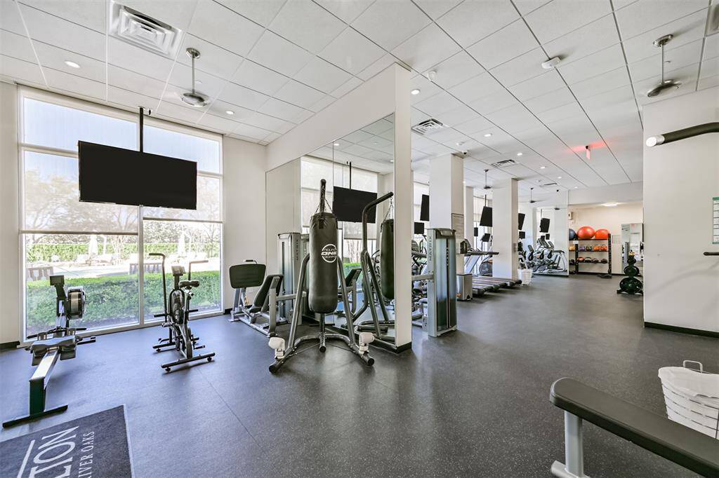 The Exercise Room has many options.