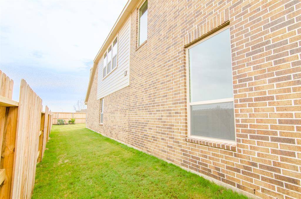 View from left side of house