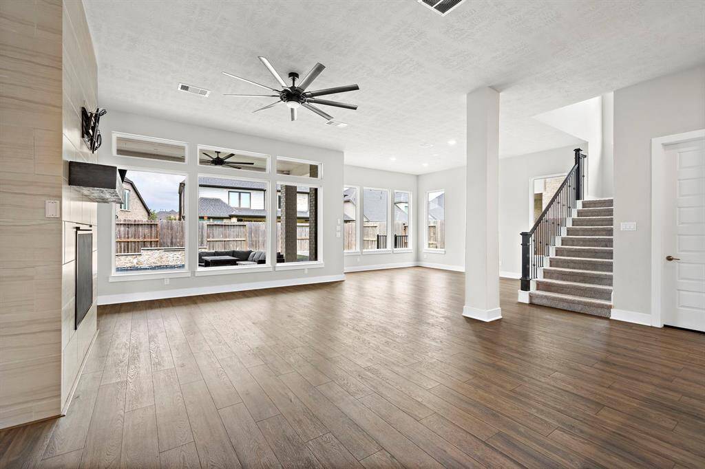 Upstairs, you'll find a media room and game room, ideal for movie nights or friendly competitions.