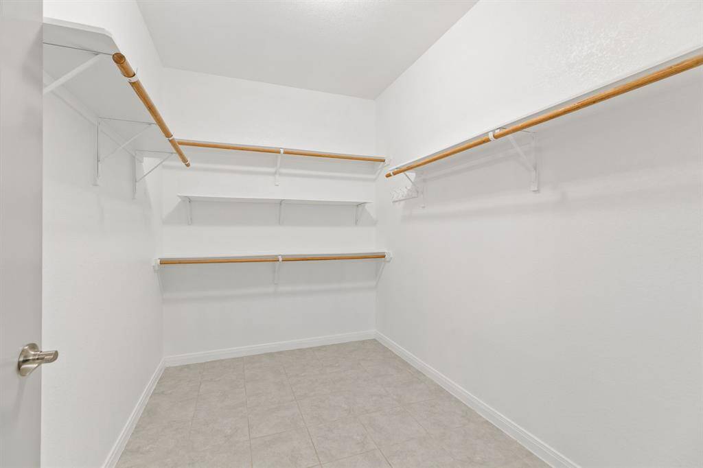 HUGE walk-in closet.