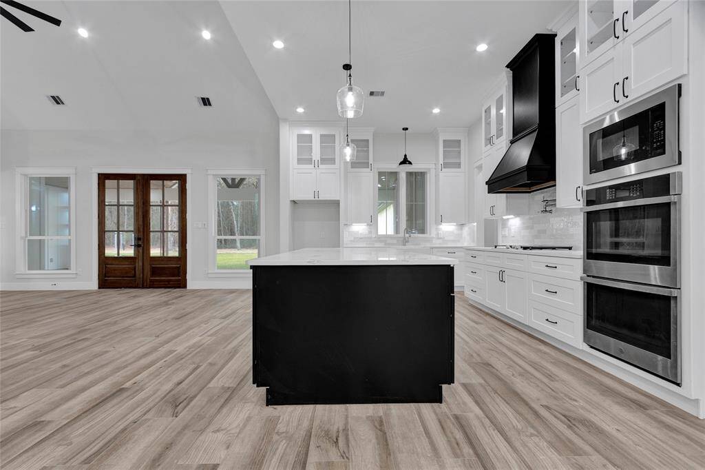 Staged photo of exact floorplan from another listing