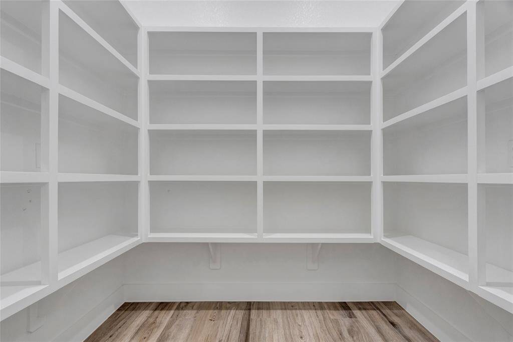 Staged photo of exact floorplan from another listing