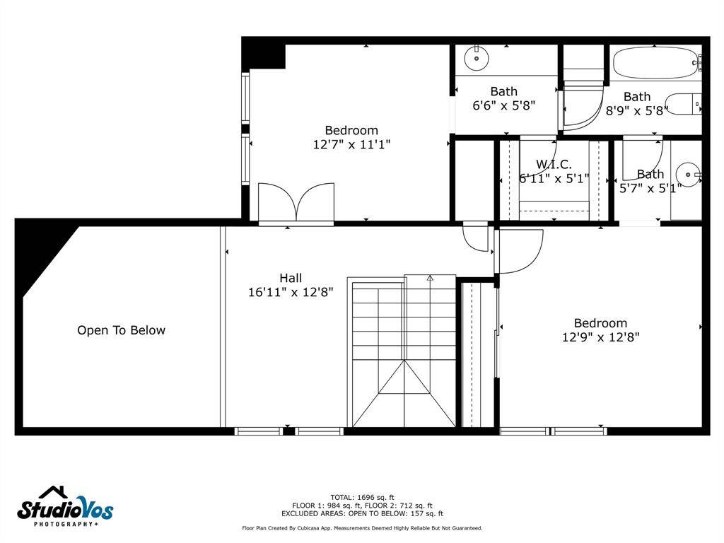 Square footage is 1850 per Harris county appraisal district.