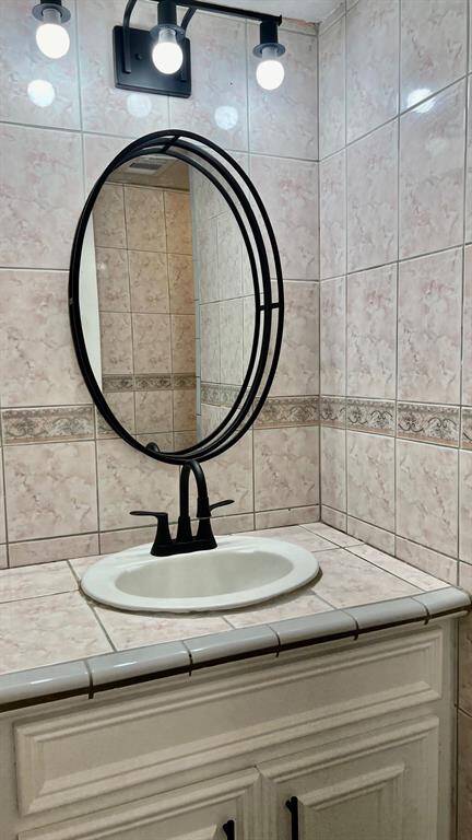 Powder room on first floor