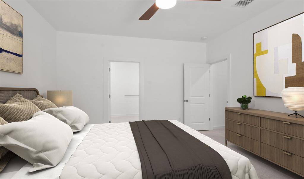 Spacious primary suite (*Photo not of actual home and used for illustration purposes only.)
