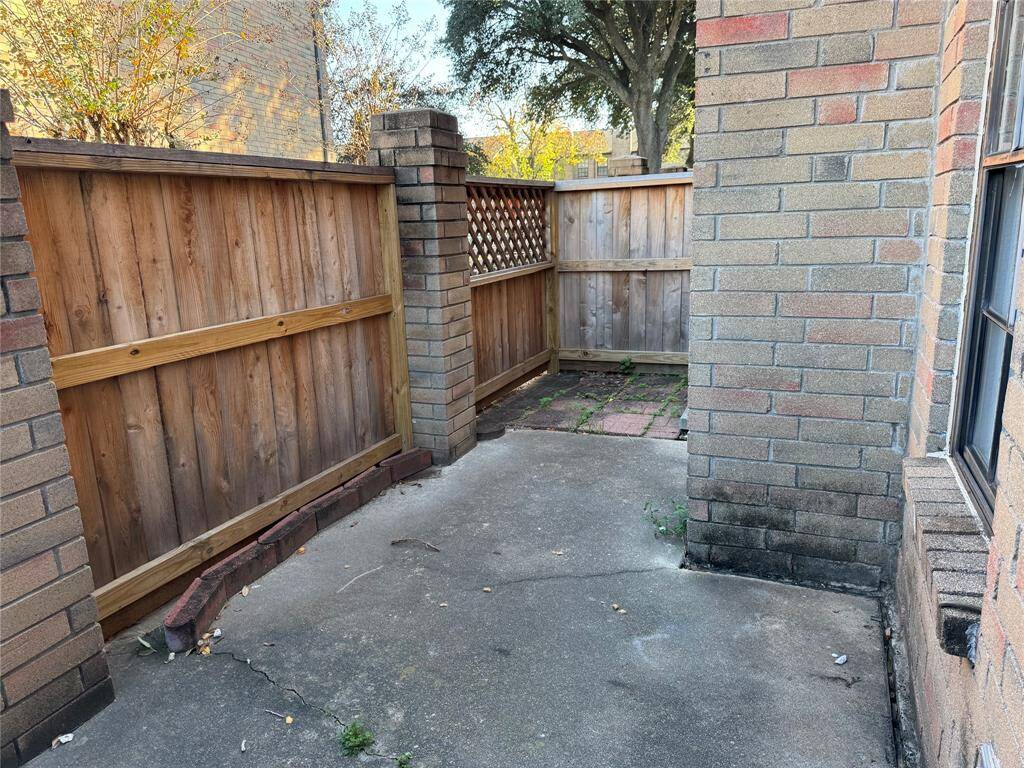 The inviting outdoor patio is perfect to relax or entertain. Step out from the patio and you are just steps away from the community pool.