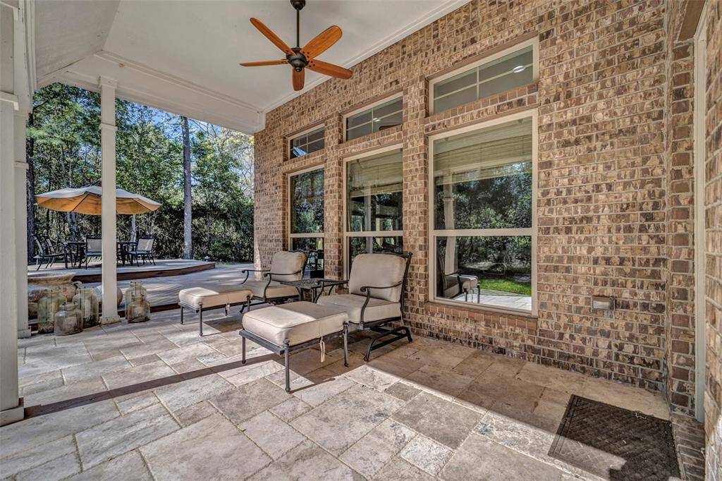 Covered back porch