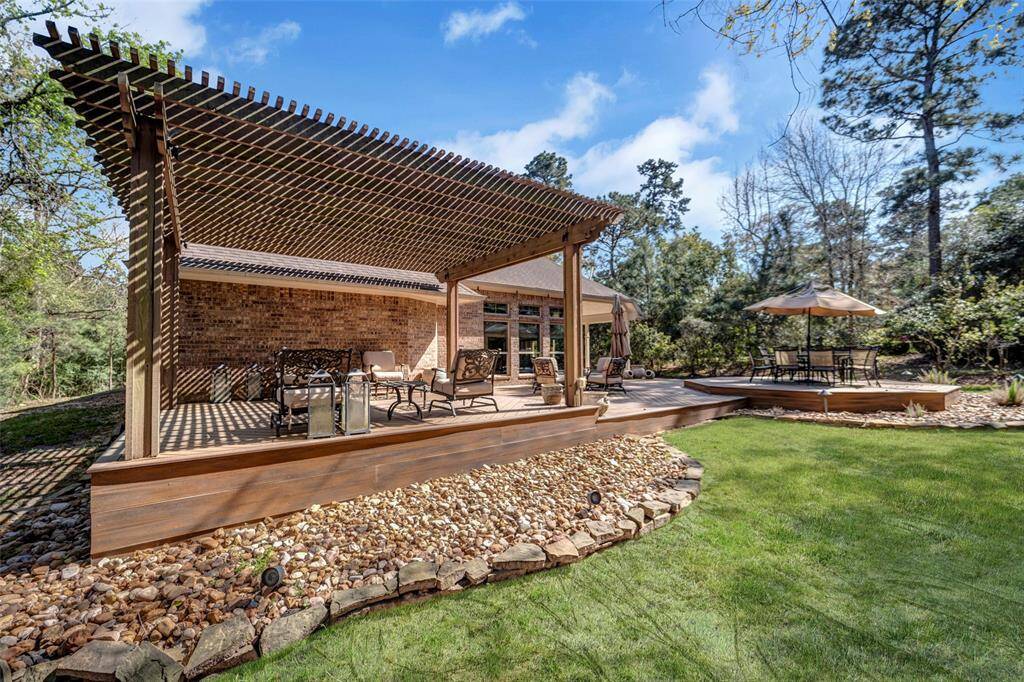 Relax or entertain in your private backyard space
