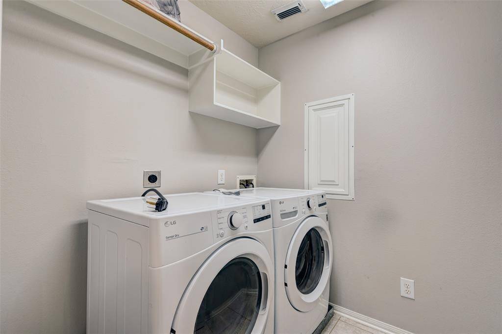Washer and Dryer are included