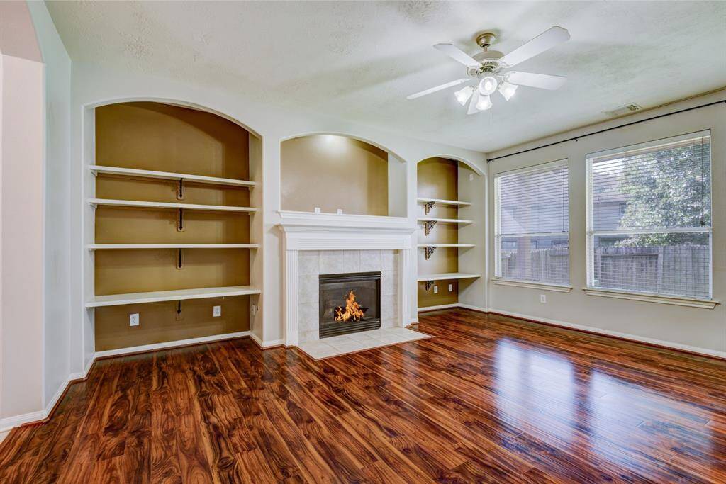 Great natural light and storage areas