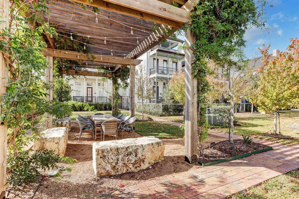 Community pergola.