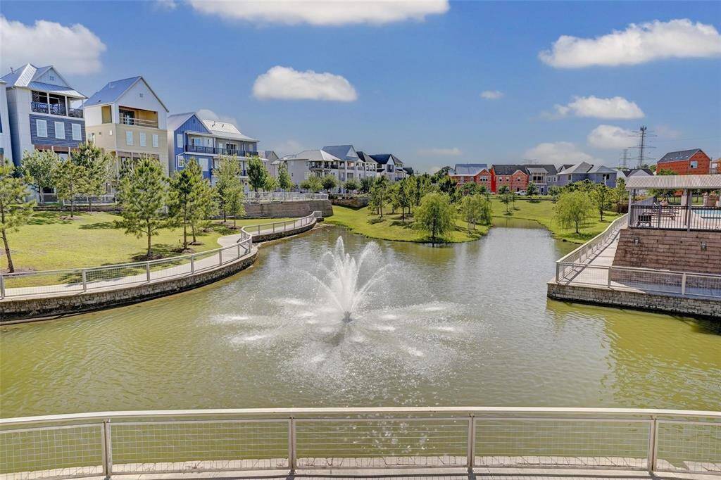 Community lake.