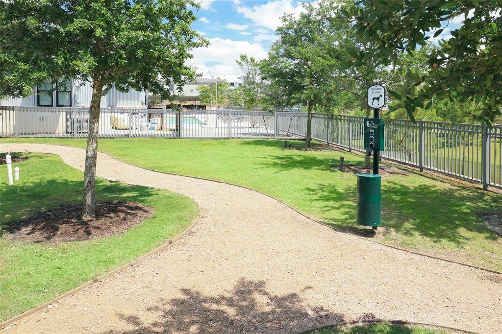 Community dog park.
