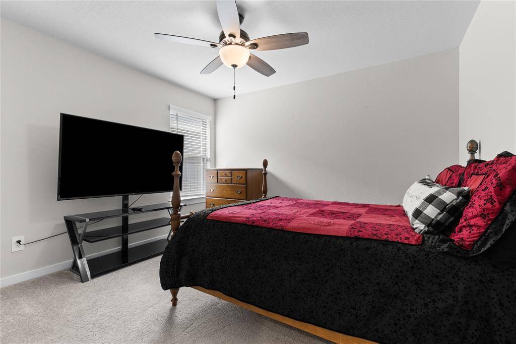 All room equipped with ceiling fan and 2 inch blinds
