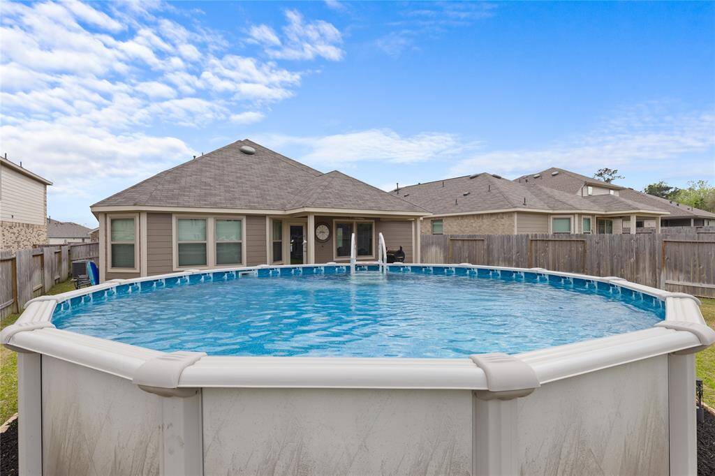 Owner recently installed above ground pool, low maintenance and just in time for summer!