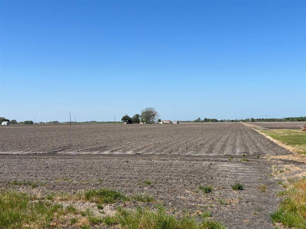 Right side of property boundary.
