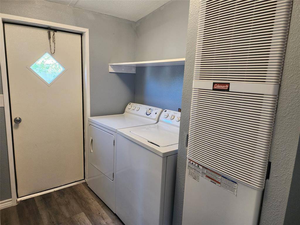 utility room with new HVAC system