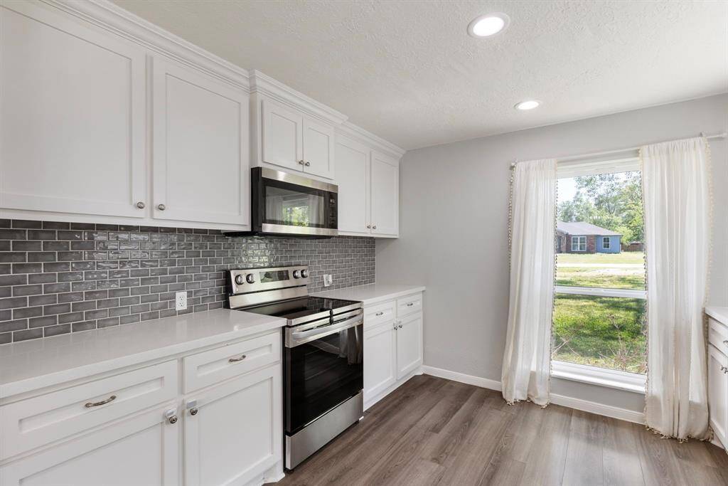 Kitchen featuring stainless steel appliances.