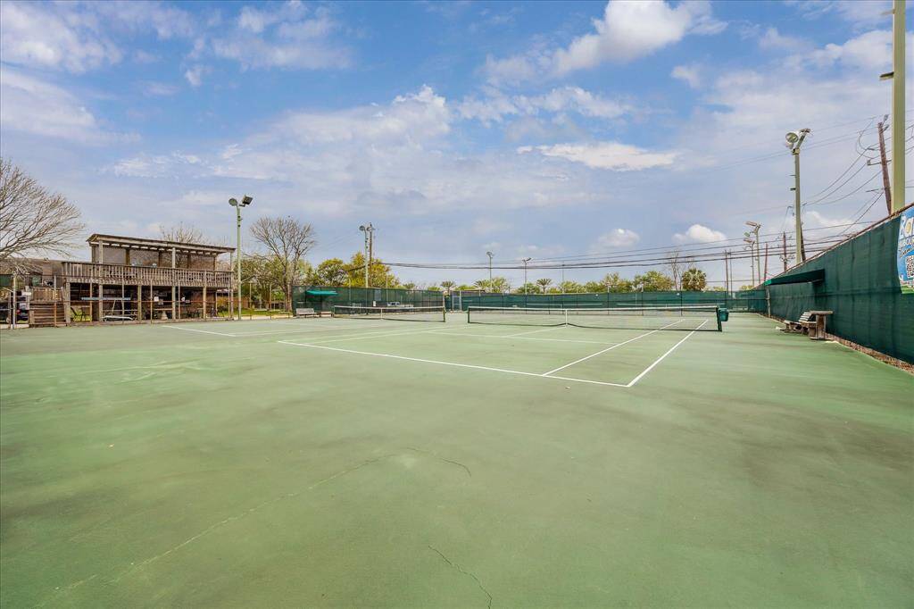 And access to tennis courts